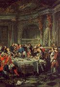 Jean-Francois De Troy The Oyster Lunch Sweden oil painting reproduction